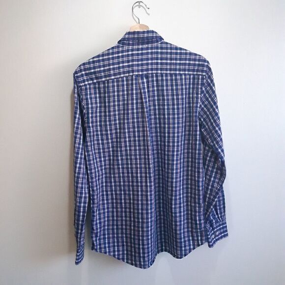 Tex Blue and Purple Plaid Button Down Shirt - Picture 6 of 8
